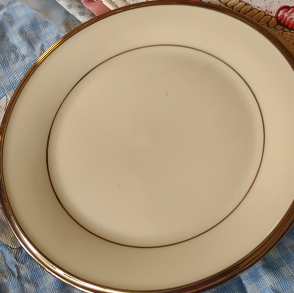 Lenox solitaire vintage fine China 7" plates replacement like new - Picture 5 of 5